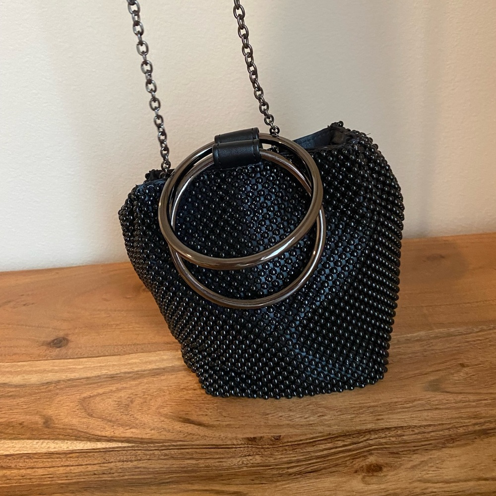 Metal mini crossbody bag